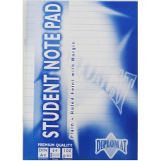 A4 Student Notepad